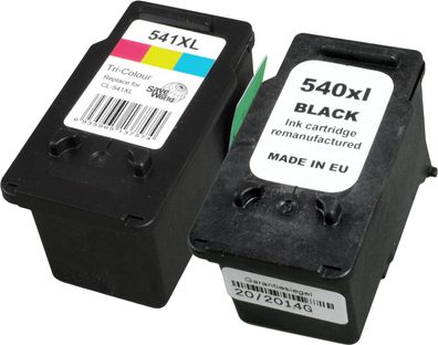 2 Ampertec Tinten für Canon PG-540XL + CL-541XL 4-farbig / doppelte