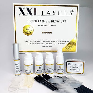 XXL Lashes ´Super Lash Lift´ Kit, Wimpernlifting und Wimpernwelle Set, Bestseller