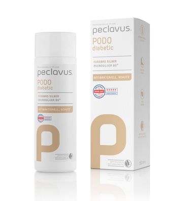 Peclavus PODOdiabetic Fußbad Silber 150ml