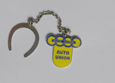 Schlüsselanhänger Auto Union Emaille