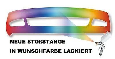 Stoßstange hinten in Wunschfarbe Lackiert passend für Fiat Panda TYP169 03-12.