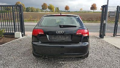 Stoßstange hinten PDC Wunschfarbe Lackiert passend für Audi A3 8P Sportback