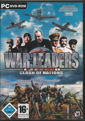 War Leaders: Clash Of Nations (PC, 2008, DVD-Box) neuwertig