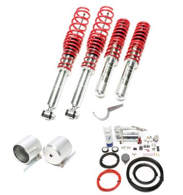 TA Technix Gewindefahrwerk Fahrwerk INKL. LIFT KIT FÜR BMW 5ER E39 Limousine