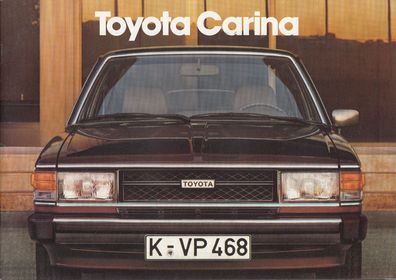 Toyota Carina, Prospekt