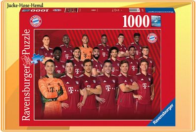 1000 Teile Ravensburger Puzzle FC Bayern München Saison 2021/2022