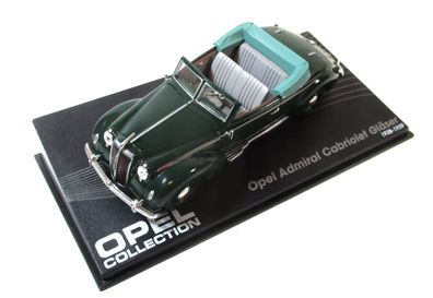 Modellauto 1:43 Opel Collektion Admiral Cabrio Gläser OVP (902E)