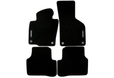 TA Technix FUßMATTEN SET MIT LOGO Passend FÜR VW PASSAT TYP 3C, 4ER SET