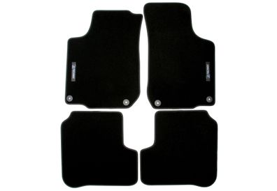 TA Technix FUßMATTEN SET MIT LOGO Passend FÜR SKODA Octavia TYP 1U