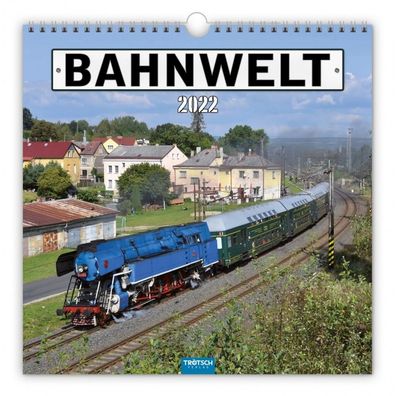 Fahrzeug Kalender " Bahnwelt 2022 " Lokomotiven Eisenbahnkalender 30x30 cm