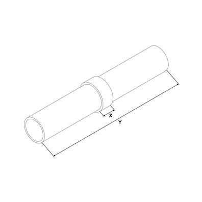 Innenrohrverbinder Rohrkupplung 1" (33,7 mm)