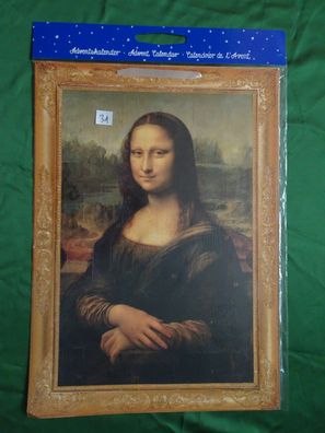 Maxi-Adventskalender Coppenrath Mona Lisa Leonardo da Vinci (C 2001 mit Schleifenband