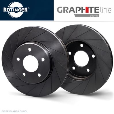 Rotinger Graphite Sport-Bremsscheiben Satz vorne für BMW 3er E90 34116774875