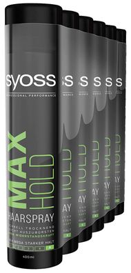 Syoss Max Hold starker Halt 5 6er-Pack (6x400ml)