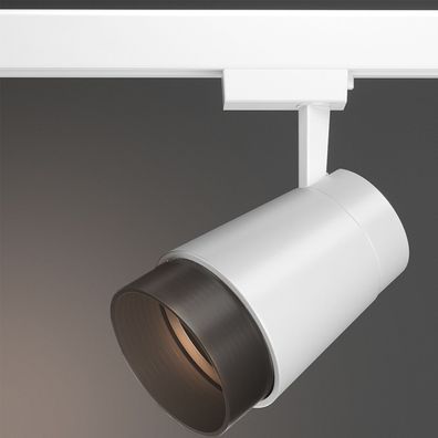 6er-Set Portland | LED Stromschienenstrahler | Blendschutz Rund | Weiß | 18W / 4000K
