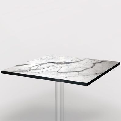 Compact | HPL Bistro Tischplatte | 60x70cm | Weiß | Gastro HPL Tischplatte