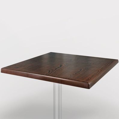 Werzalit | Bistro Tischplatte | 80x80cm | Wenge | Topalit Tischplatte