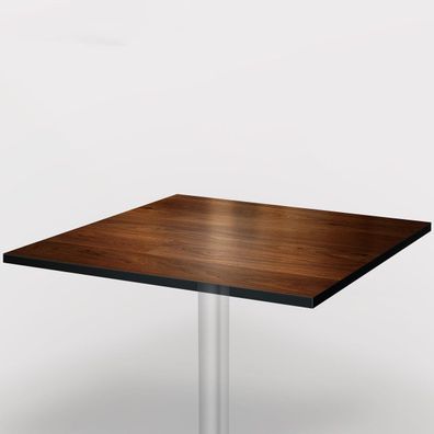 2er-Set Compact | HPL Bistro Tischplatte | 60x70cm | Nußbaum | Gastro HPL Tischplatt