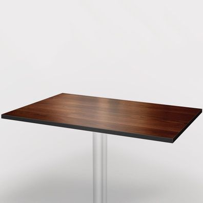 2er-Set Compact | HPL Bistro Tischplatte | 120x60cm | Nußbaum | Gastro HPL Tischplat