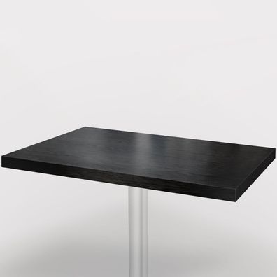 BRASIL | Bistro Tischplatte | 120x70cm | Schwarz | Gastro Tischplatte