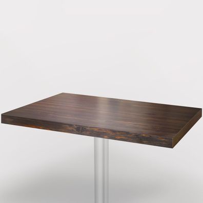 ITALIA Bistro Tischplatte | 110x70cm | Wenge | Holz | Gastro Restaurant Holztischpla