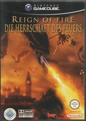 Reign Of Fire - Die Herrschaft des Feuers (Nintendo GameCube, 2002, DVD-Box)