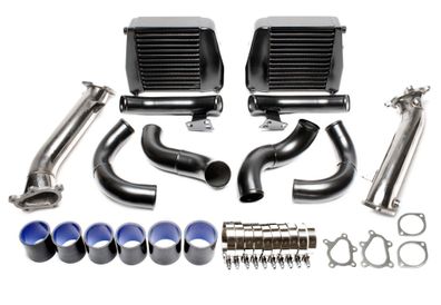 TA Technix Upgrade Kit Ladeluftkühler + Downpipe Kit für Nissan GT-R R35