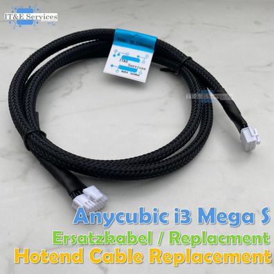 Anycubic i3 Mega S Hotend Ersatzkabel/ Replacement