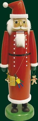 Nussknacker Weihnachtsmann mit Geschenke Höhe= 45cm NEU Weihnachten Seiffen Nutcr