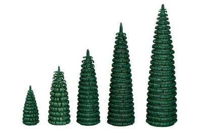 Weihnachtsdekoration Spanbaum  Höhe ca 25 cm NEU Weihnachten Weihnachtsbaum Span 
