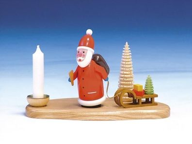Tischdekoration Kerzenhalter Seiffener Dorf bunt  Größe 7cm NEU Weihnachten 