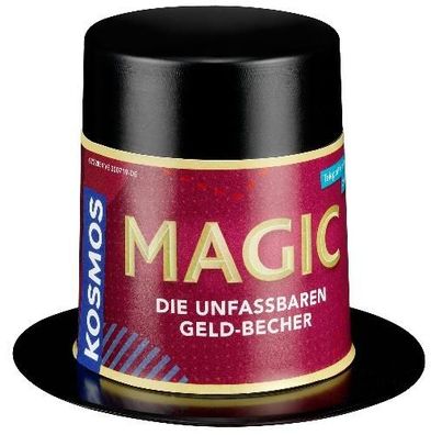 Zauberkasten Magic Mini Zauberhut - Die unfassbaren Geld-Becher NEU