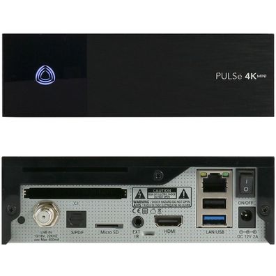 AB PULSe 4K Mini UHD Sat-Receiver 1xDVB-S2X, Linux E2 Receiver