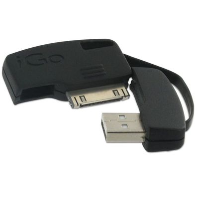 iGo USB LadeKabel Ladegerät SchlüsselAnhänger für Apple iPhone 4S 4 3GS 3G 1G