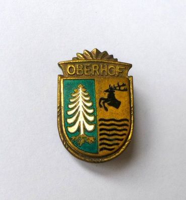 Oberhof Thüringen emailliertes Abzeichen