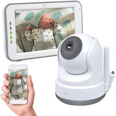 ELRO Baby BC3000 Babyphone Royale-Babyfon-mit 12,7 cm Touchscreen Monitor HD-und Ap