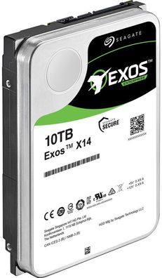 Seagate Exos X14 10TB 3,5" HDD, SATA 6 Gb/ s, 256 MB, 7200RPM, ST10000NM0568