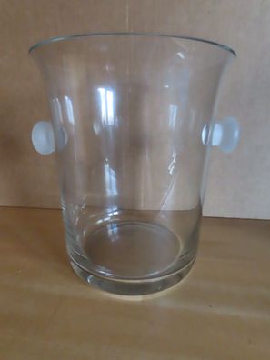 Kerzenhalter Windlicht Dekoglas Vase Flaschenkühler Glas / ca. 20,8 cm hoch