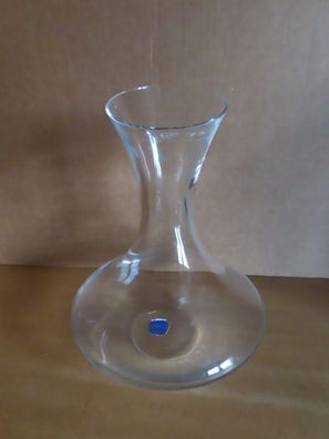 Karaffe Kanne Dekanter aus Glas klar Bohemia Cristal / ca. 25 cm h