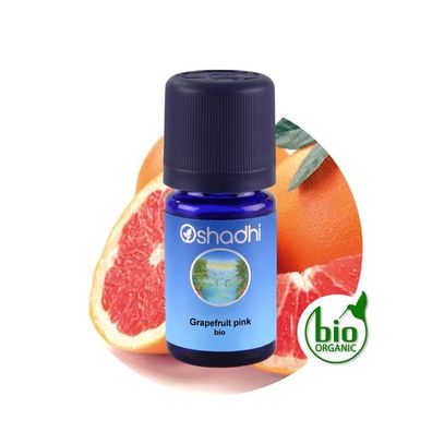 Oshadhi Pampelmuse Grapefruit pink 5ml bio ätherisches Öl 100% naturrein