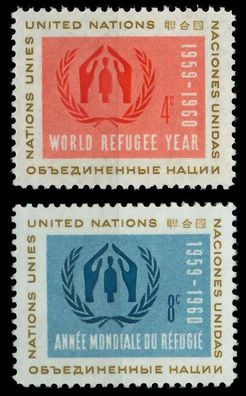 UNO NEW YORK 1959 Nr 82-83 postfrisch SF6E342