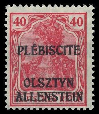 Allenstein Nr VI postfrisch ungebraucht gepr. X411066