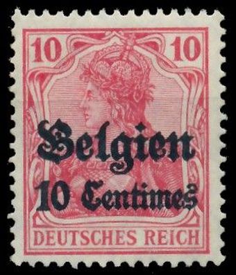BES. 1WK Landespost Belgien Nr 3 postfrisch X411216