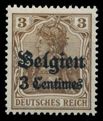 BES. 1WK Landespost Belgien Nr 1 postfrisch X41130E