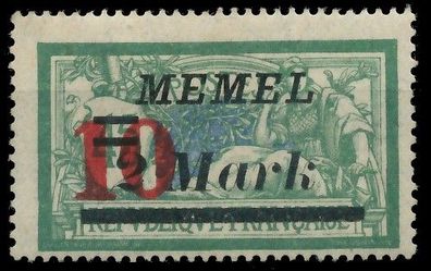 MEMEL 1923 Nr 121 ungebraucht X4113DA