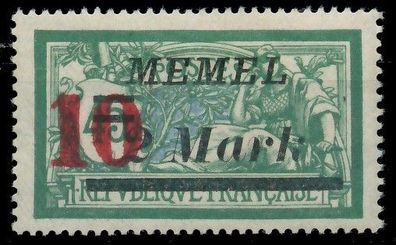MEMEL 1923 Nr 121 ungebraucht X4113D2