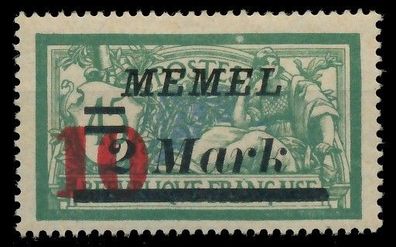 MEMEL 1923 Nr 121 ungebraucht X4113CE