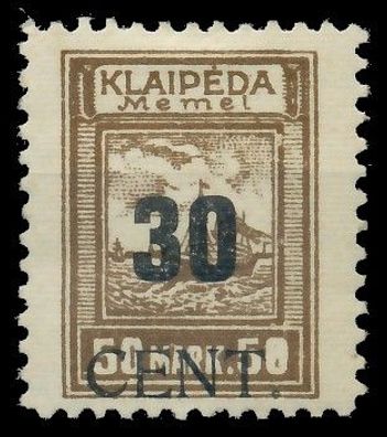 MEMEL 1923 Nr 194 ungebraucht X41151E