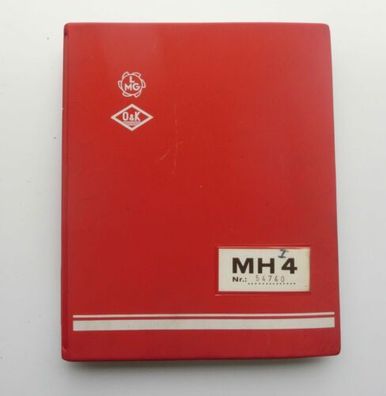 O&K MH 4 Mobilbagger Betriebsanleitung Ersatzteilliste Original 1968