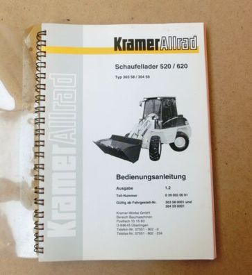 Kramer Radlader 520 620 Schaufellader Betriebsanleitung Original 1997
